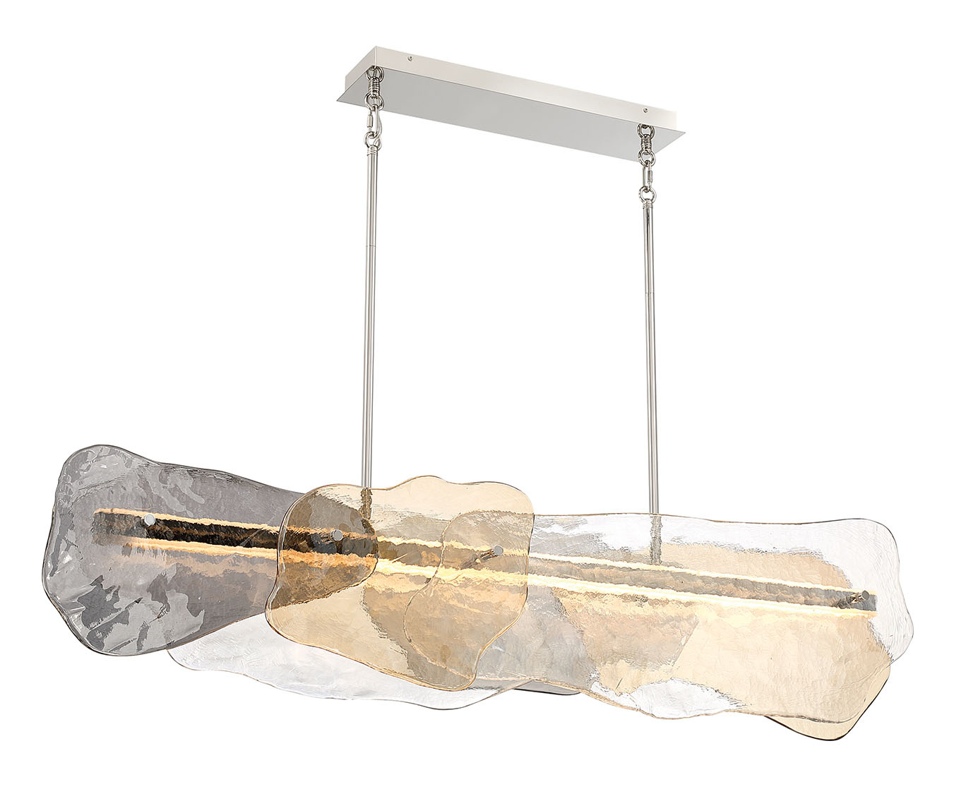 Grotto layered glass structure detail