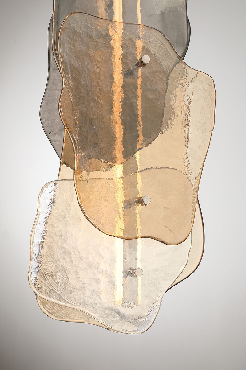 Grotto polished nickel frame detail