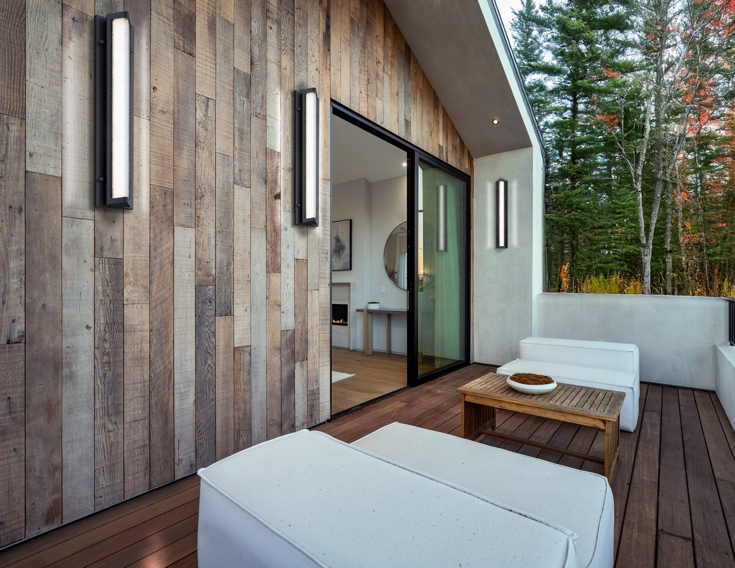 HY50 slim projection textured glass detail