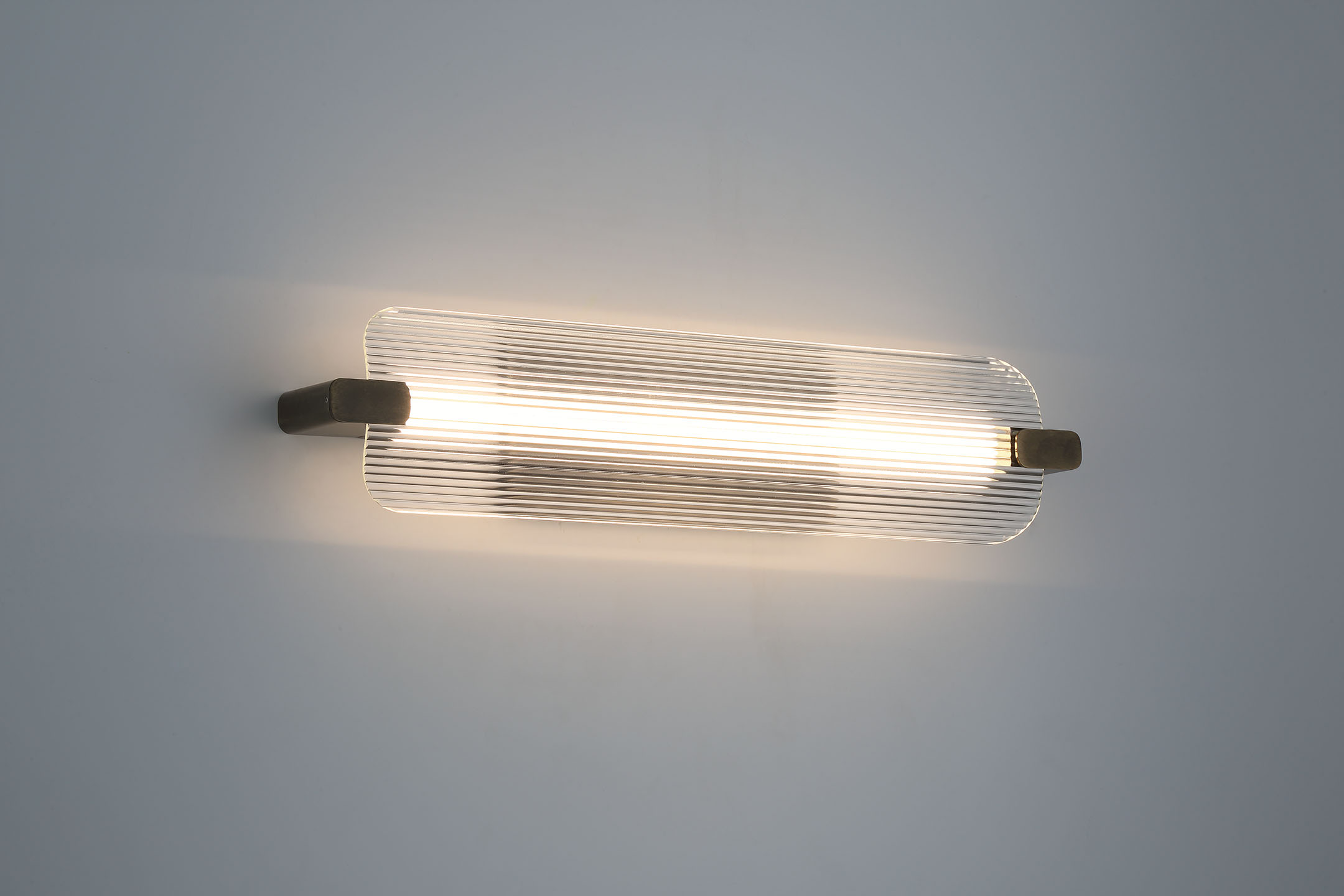 Neoness matte black and weathered brass finish detail