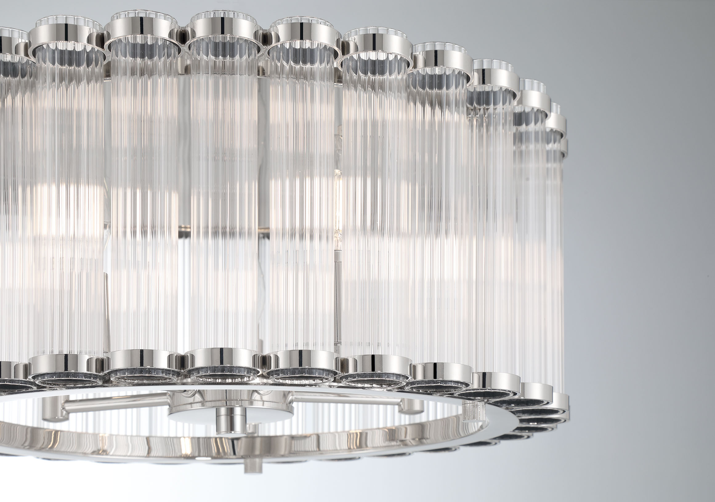 Glasbury ribbed glass material detail