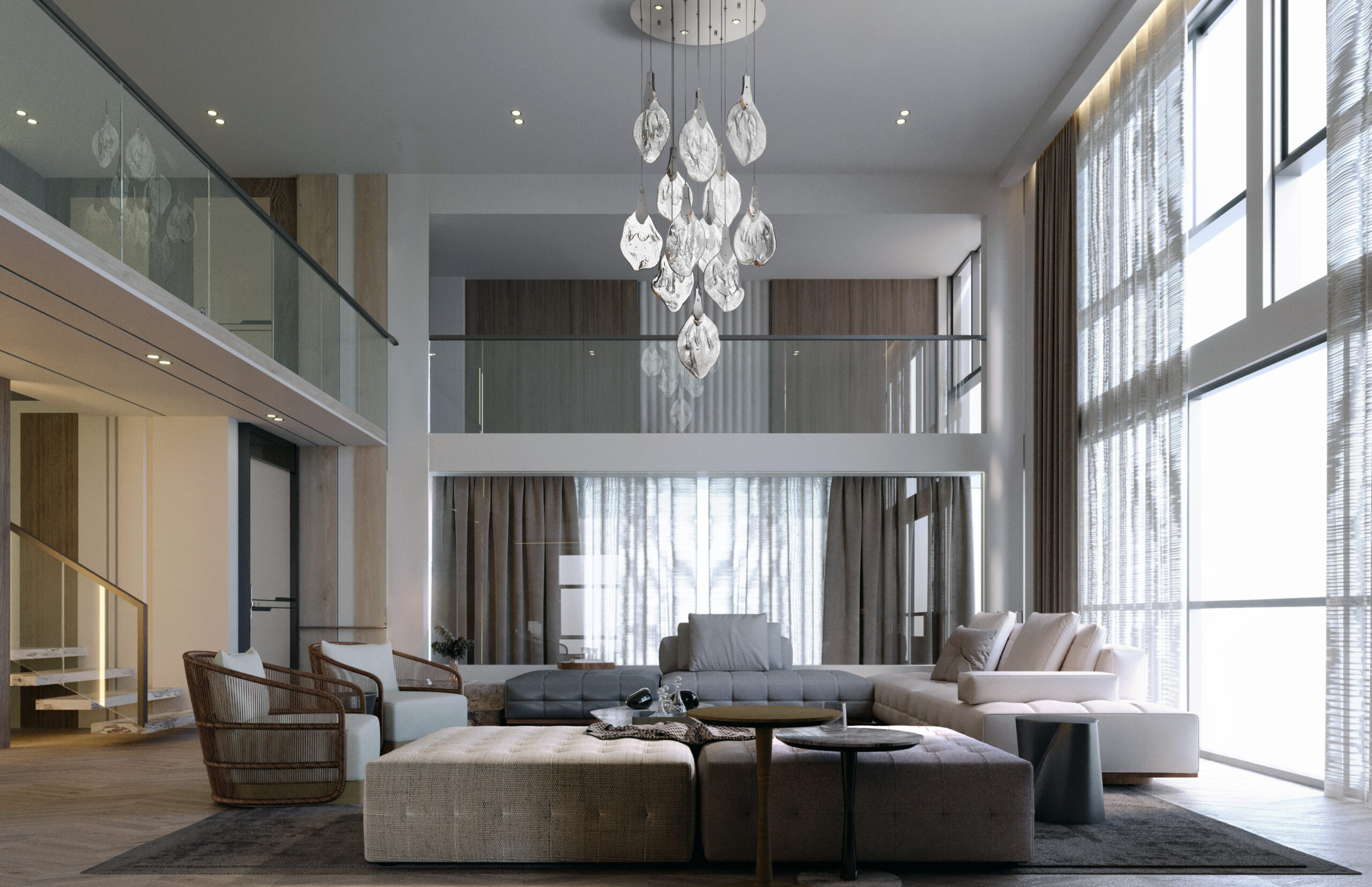 Jateo multi drop chandelier application