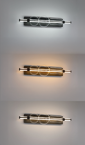 Lucent adjustable color temperature illumination