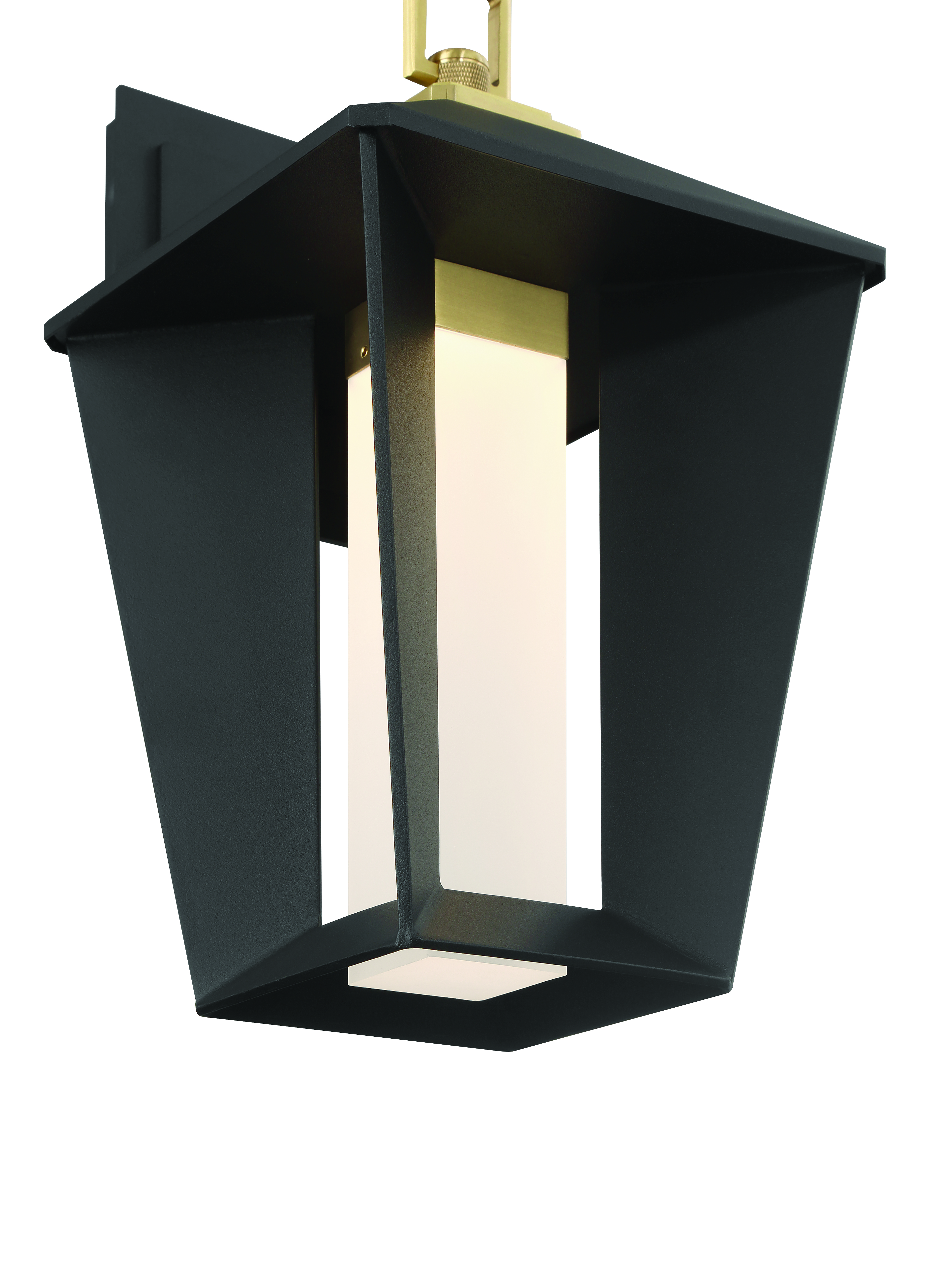Andson outdoor wall sconce bent glass and acrylic detail