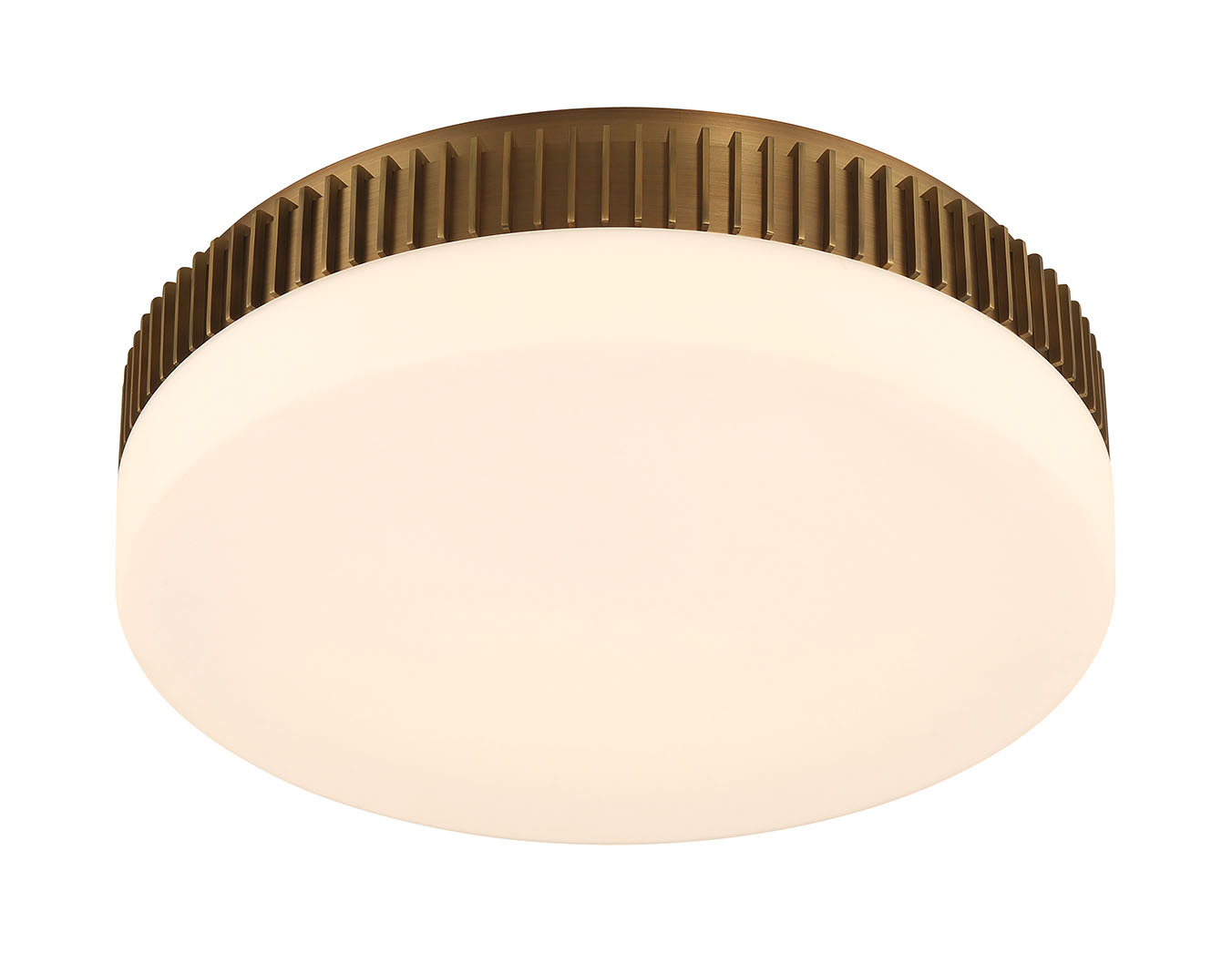 Purgos flush mount with vertical fin detail